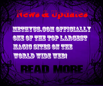 Aedryan Methyus Insights Blog | News & Updates | Methyus.com Officially One Of The Top Largest Magic Sites On The World Wide Web
